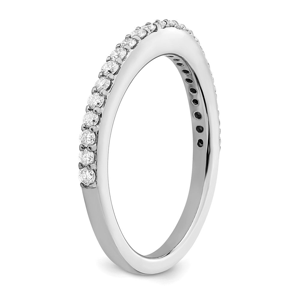 True Origin 14K White Gold 1/3 carat Lab Grown Diamond VS+ F+ Complete Wedding Band