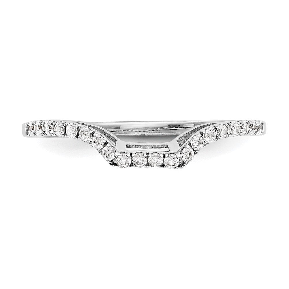 True Origin 14K White Gold 1/5 carat Lab Grown Diamond VS+ F+ Complete Wedding Band