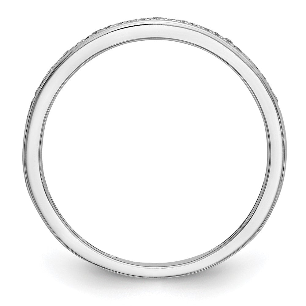 10K White Gold Lab Grown VS/SI+ G+ Dia Set of 2 Wedding Bands