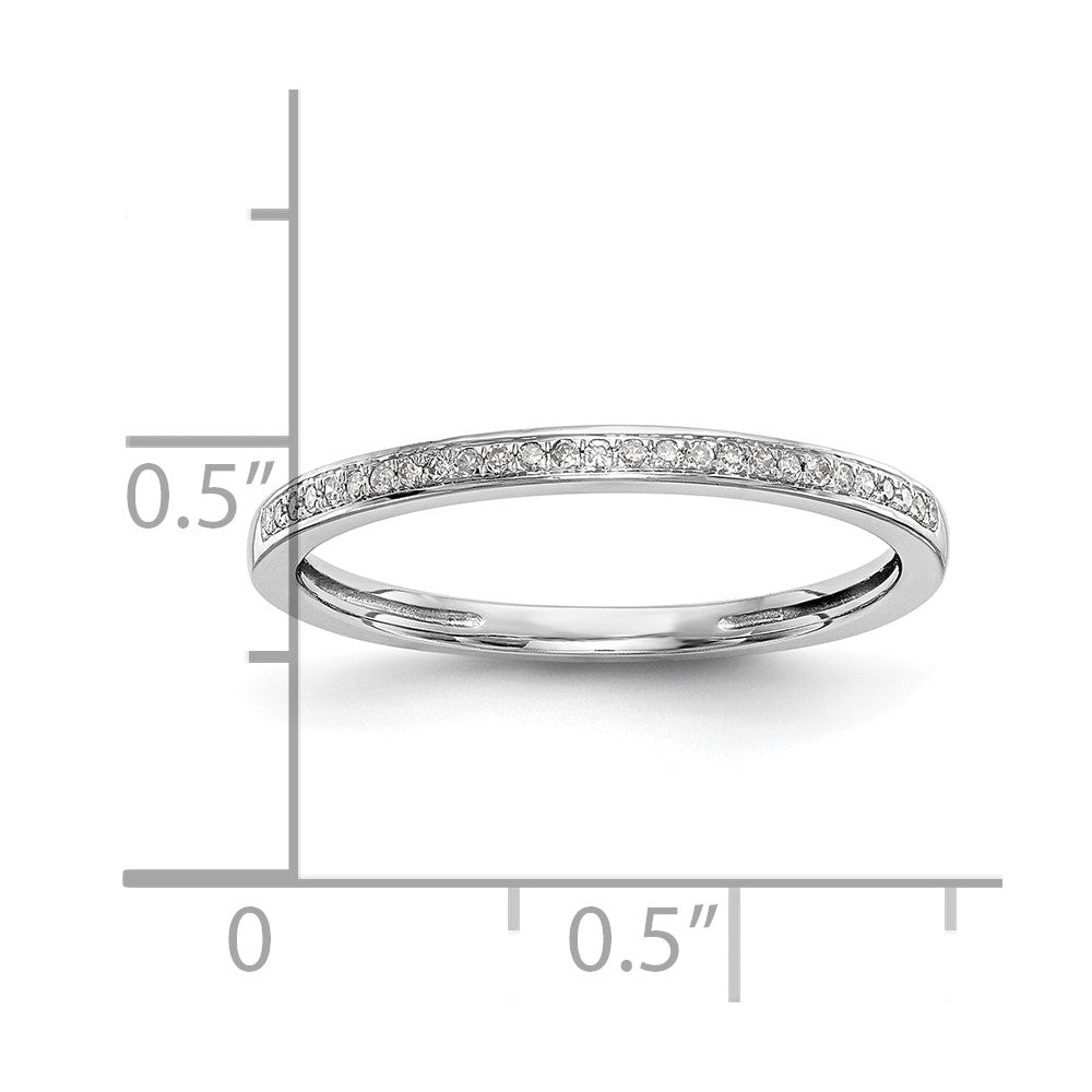 10K White Gold Lab Grown VS/SI+ G+ Dia Set of 2 Wedding Bands