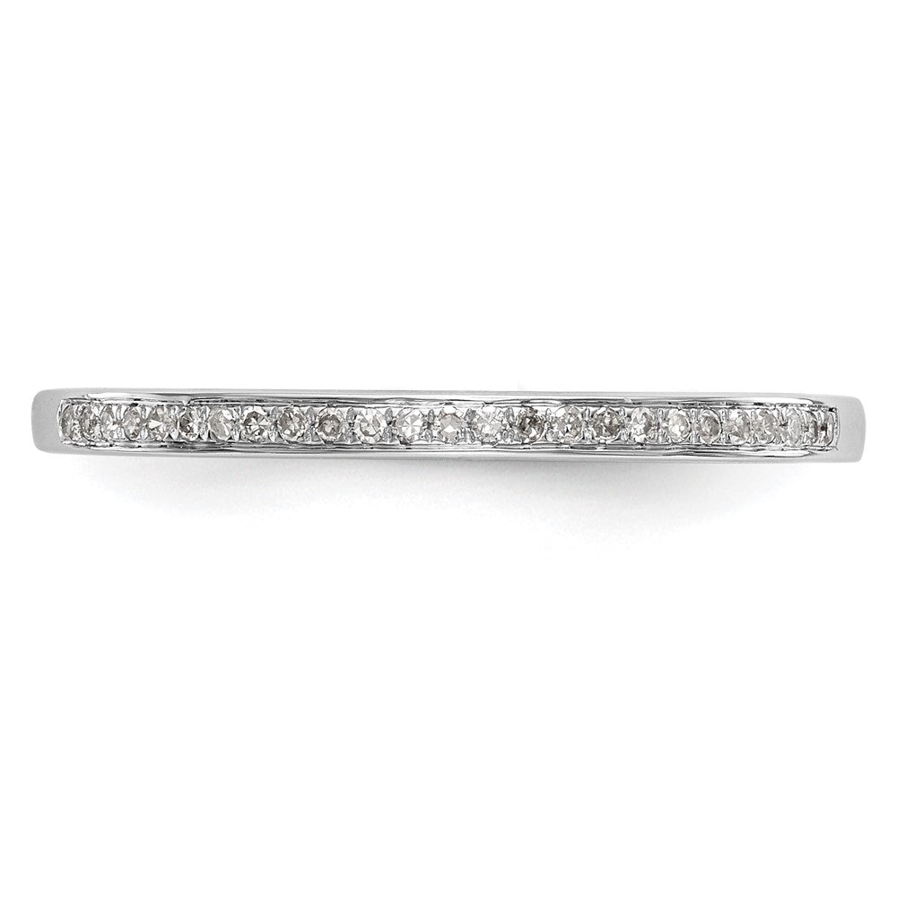 14k White Gold 1/6 carat Lab Grown Diamond VS/SI+ G+ Complete Set of Two Wedding Bands