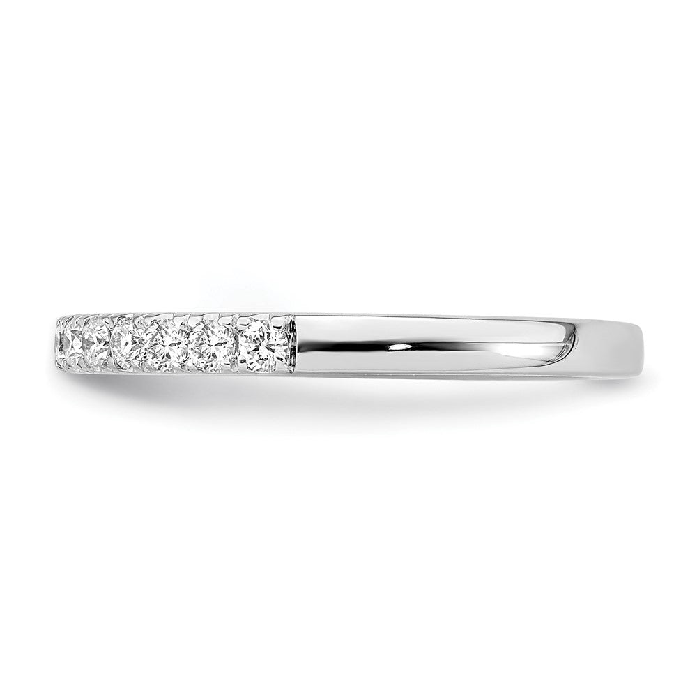 True Origin 14K White Gold 1/3 carat Lab Grown Diamond VS+ F+ Complete Wedding Band