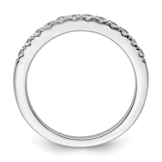 14k White Gold 1/2 carat Diamond Complete Wedding Band