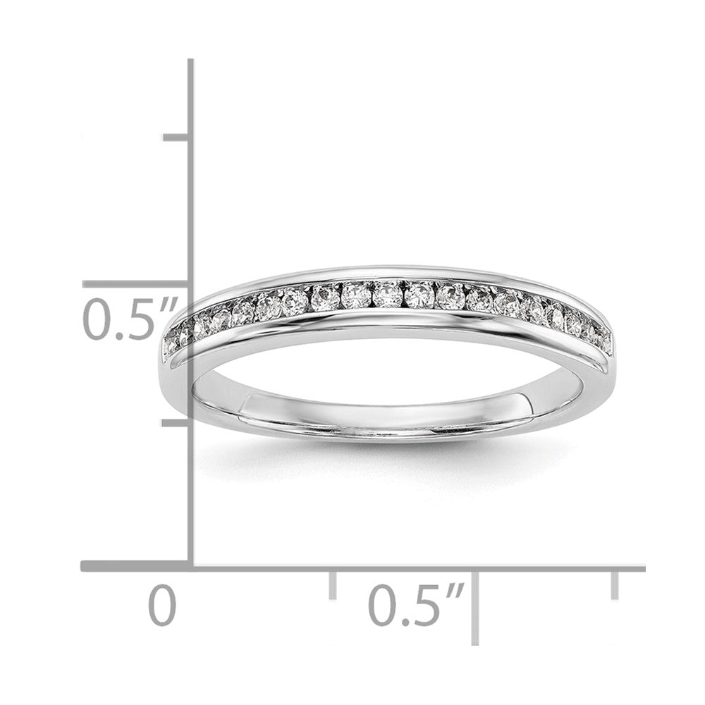 14k White Gold Lab Grown VS/SI+ G+ Dia Wedding Band