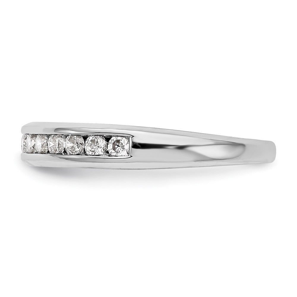 14K White Gold Lab Grown Diamond VS/SI+ G+ Wedding Band