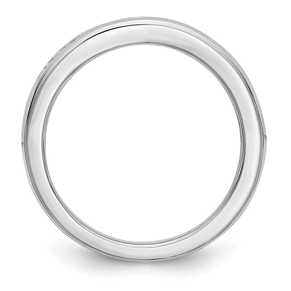 14k White Gold 3/4 carat Lab Grown Diamond VS/SI+ G+ Complete Wedding Band