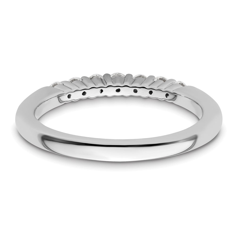 14K White Gold Lab Grown Diamond VS/SI+ G+ Wedding Band