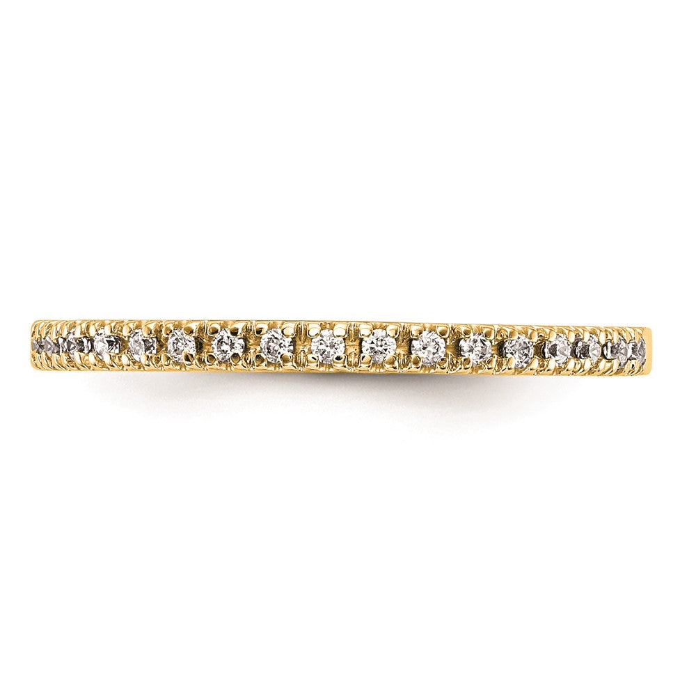 10K Diamond Wedding Band