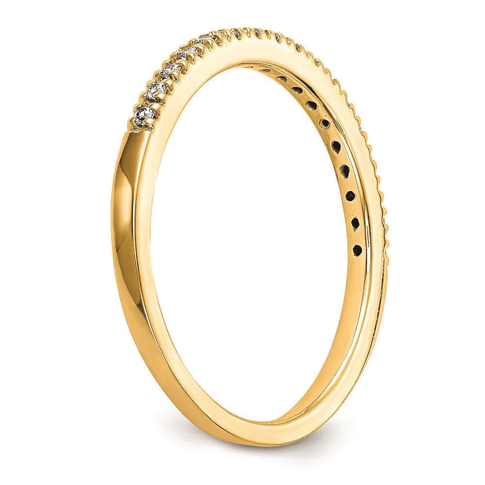 10K Diamond Wedding Band