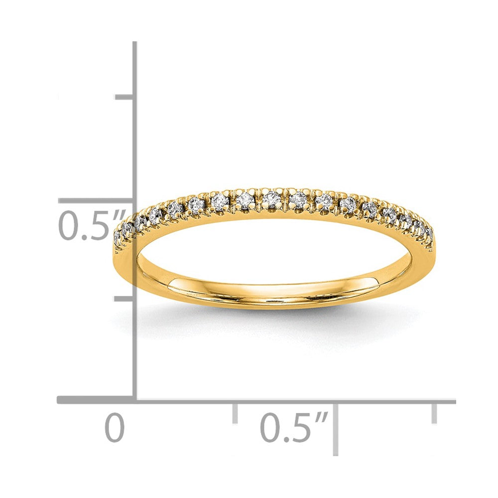 10K Diamond Wedding Band