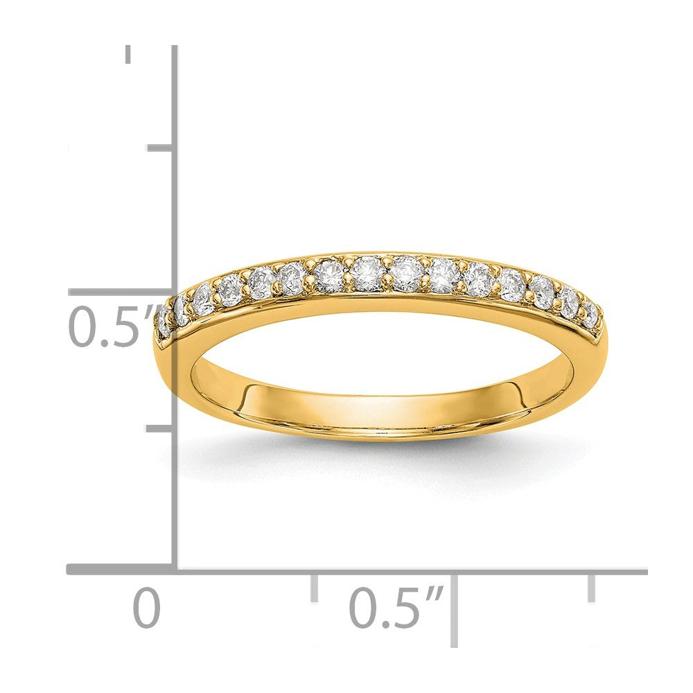 14k 1/4 carat Lab Grown Diamond VS/SI+ G+ Complete Wedding Band