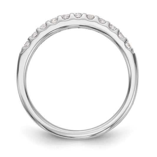 14k White Gold 1/3 carat Diamond Complete Wedding Band