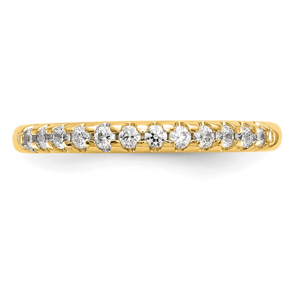 14k 1/4 carat Lab Grown Diamond VS/SI+ G+ Complete Wedding Band