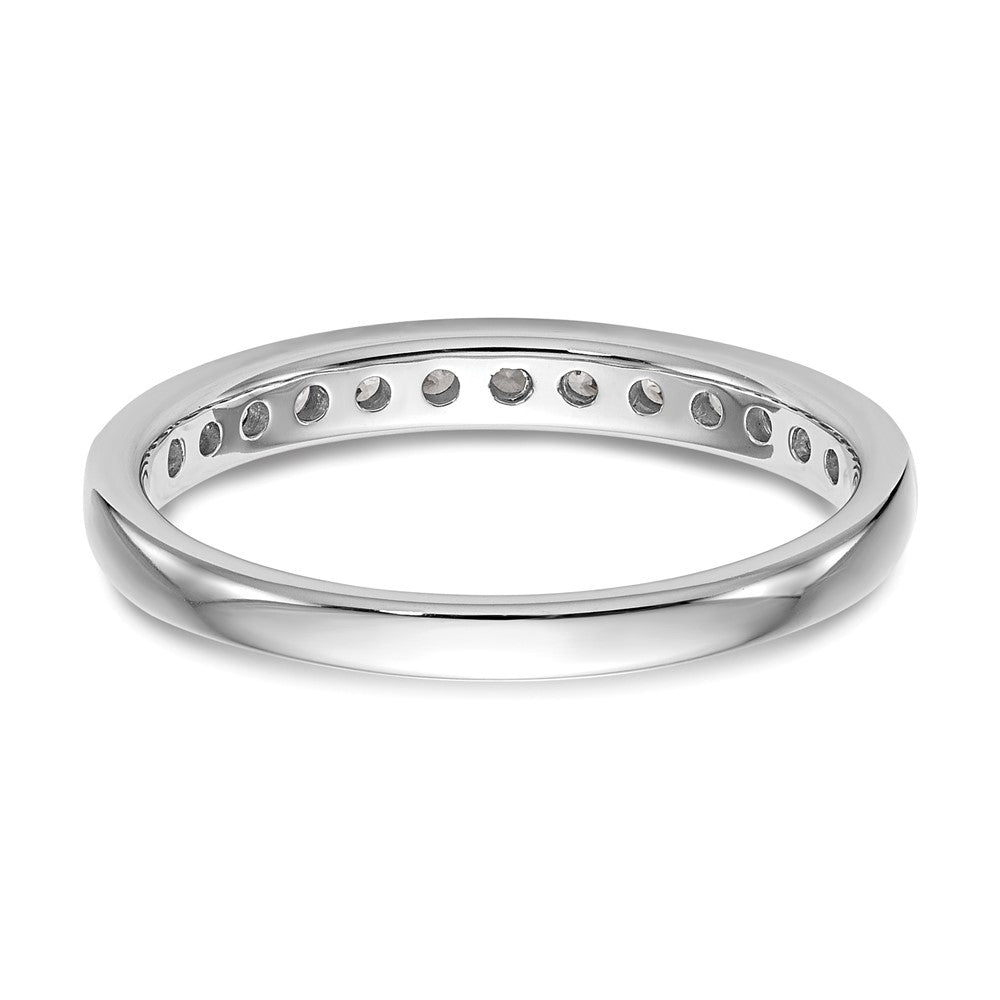 14k White Gold 1/3 carat Diamond Complete Wedding Band