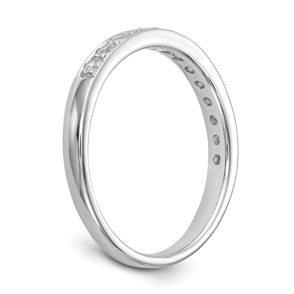 14k White Gold 1/3 carat Diamond Complete Wedding Band