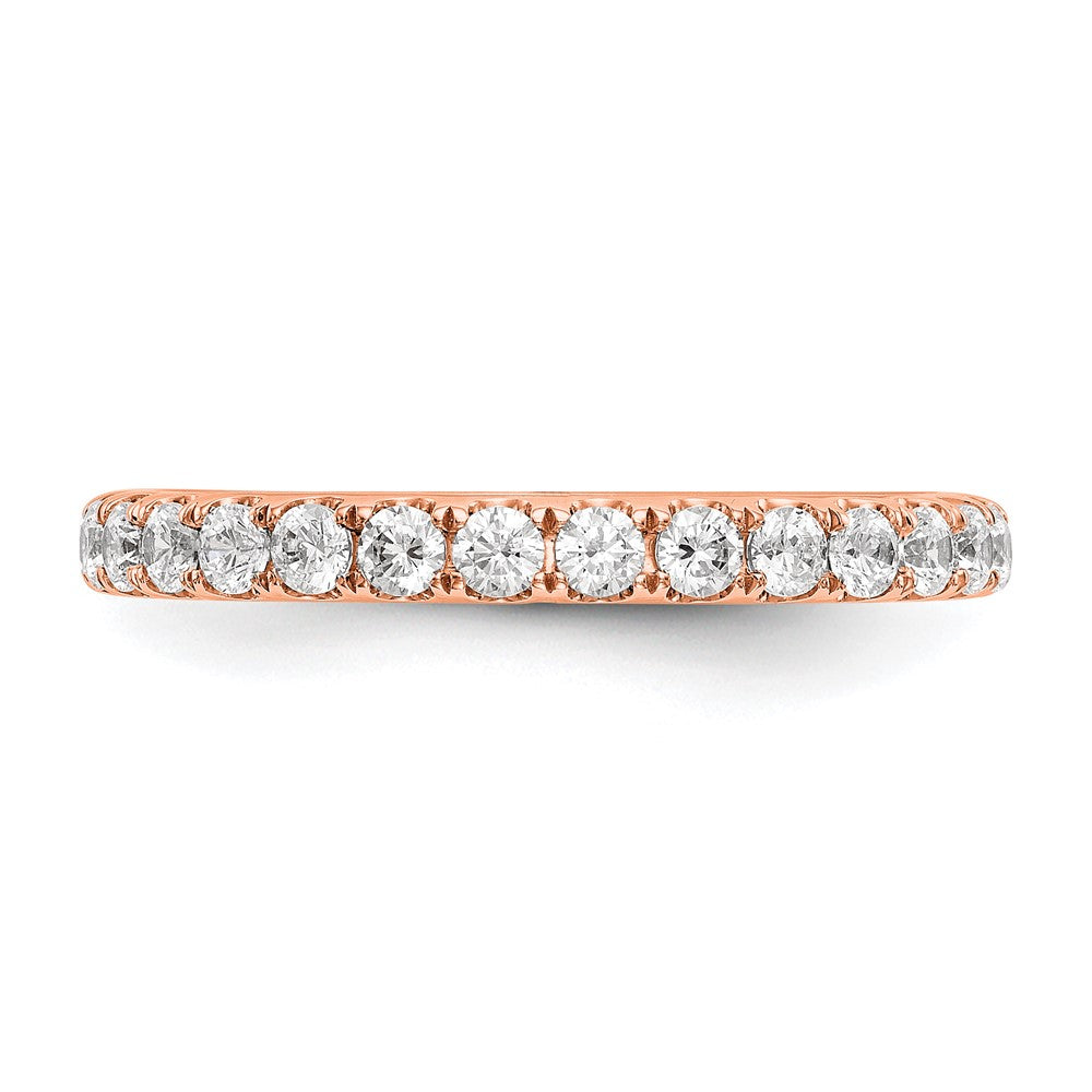 True Origin 14K Rose Gold 1/2 carat Lab Grown Diamond VS+ F+ Complete Wedding Band