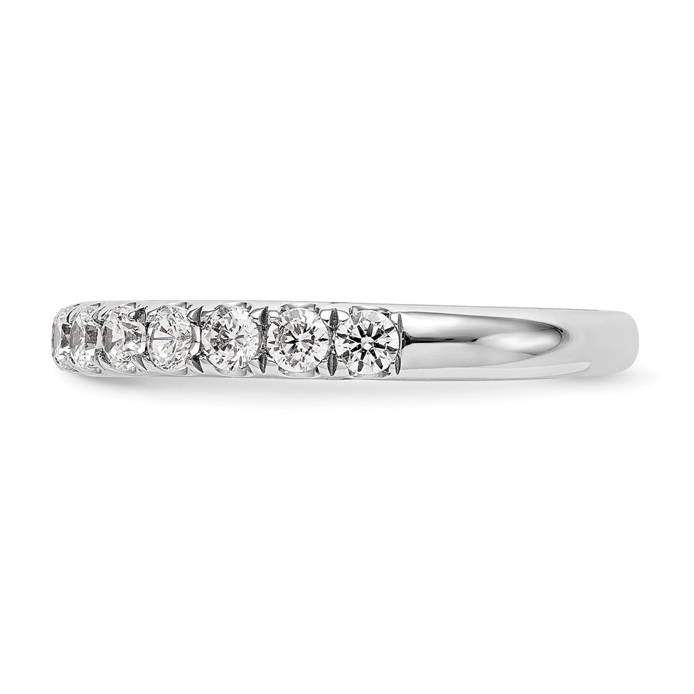 True Origin 14K White Gold 3/4 carat Lab Grown Diamond VS+ F+ Complete Wedding Band