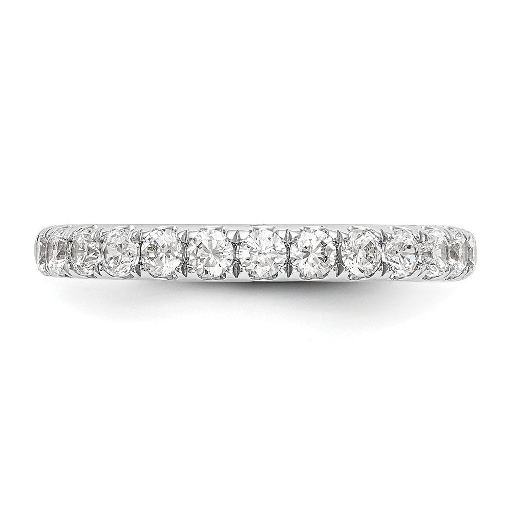 True Origin 14K White Gold 3/4 carat Lab Grown Diamond VS+ F+ Complete Wedding Band