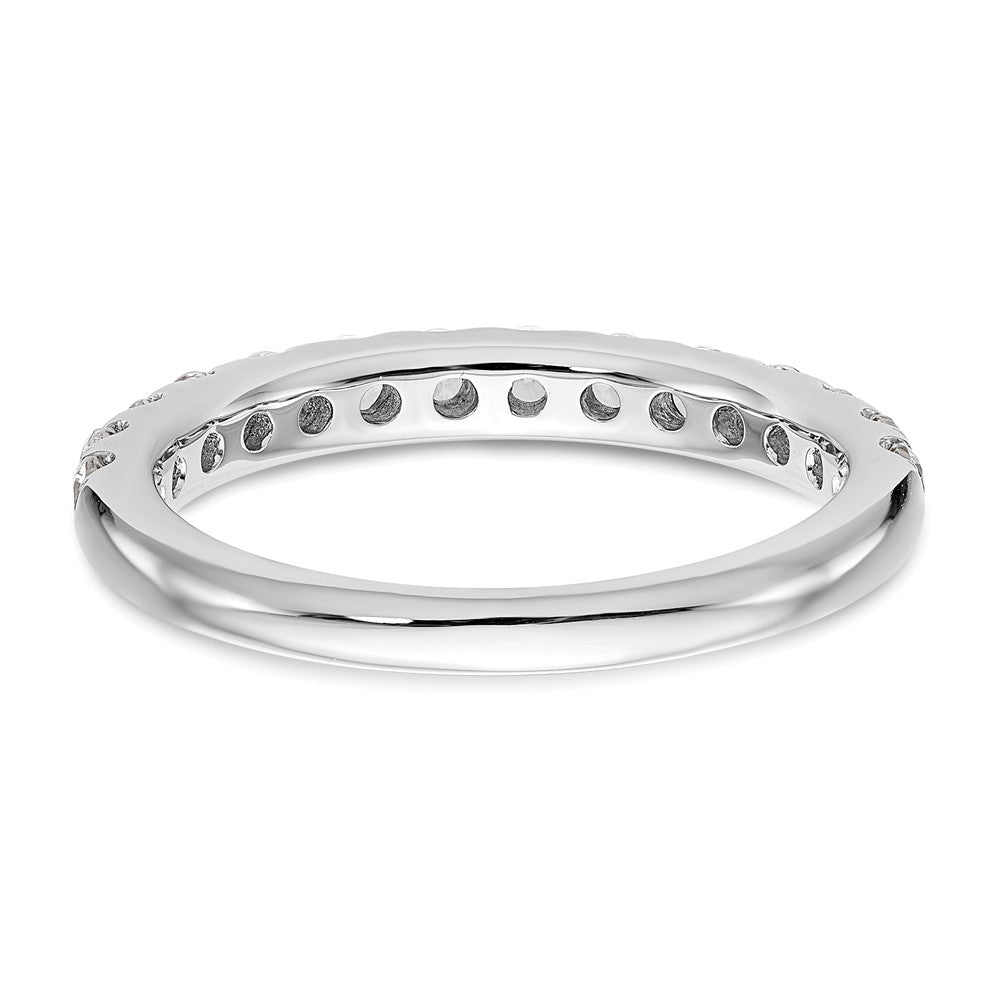 True Origin 14K White Gold 3/4 carat Lab Grown Diamond VS+ F+ Complete Wedding Band
