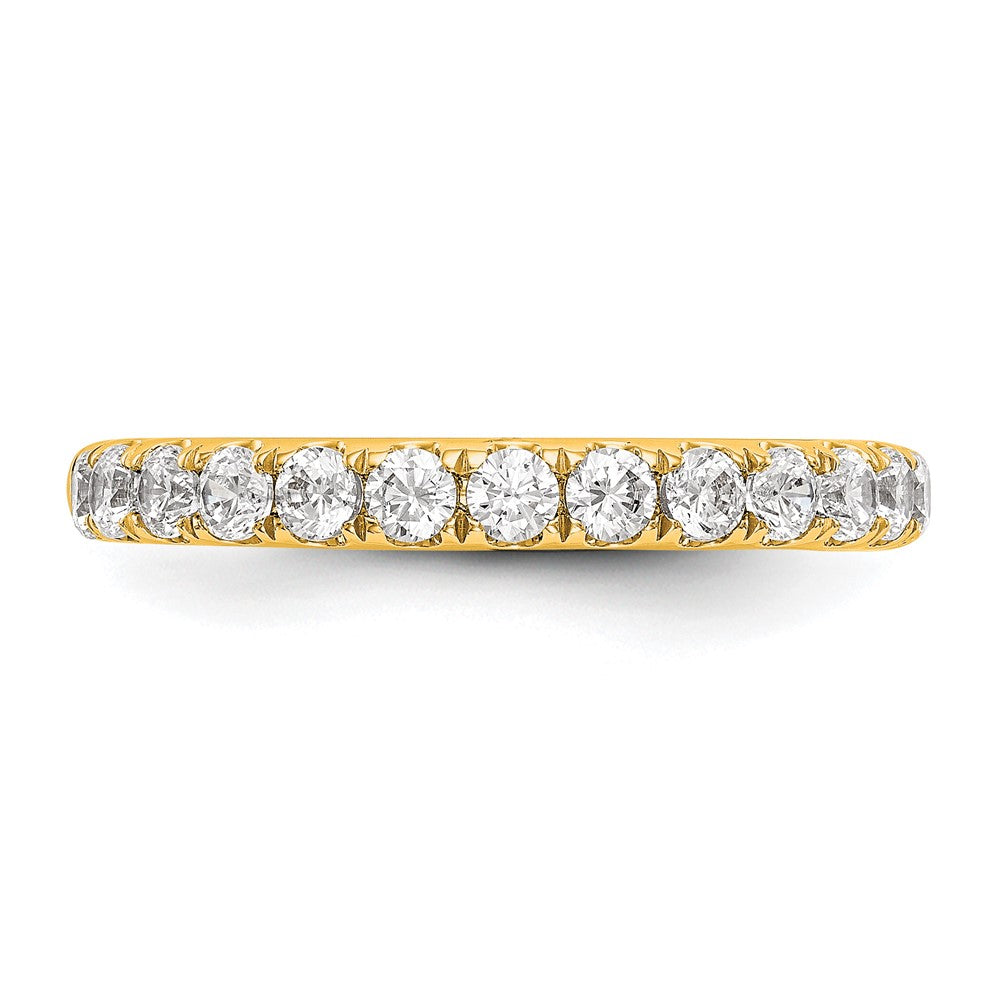 True Origin 14K Yellow Gold 7/8 carat Lab Grown Diamond VS+ F+ Complete Wedding Band