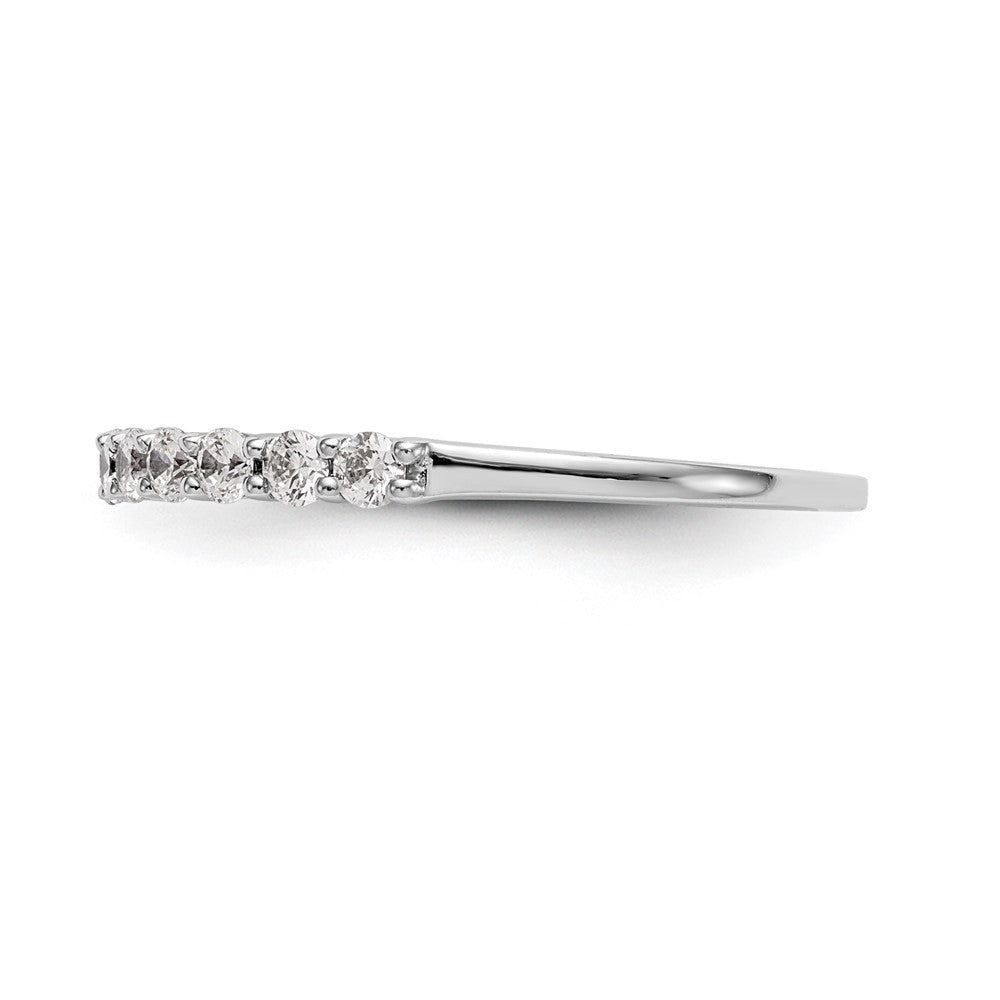 14k White Gold 3/8 carat Lab Grown Diamond VS/SI+ G+ Complete Wedding Band