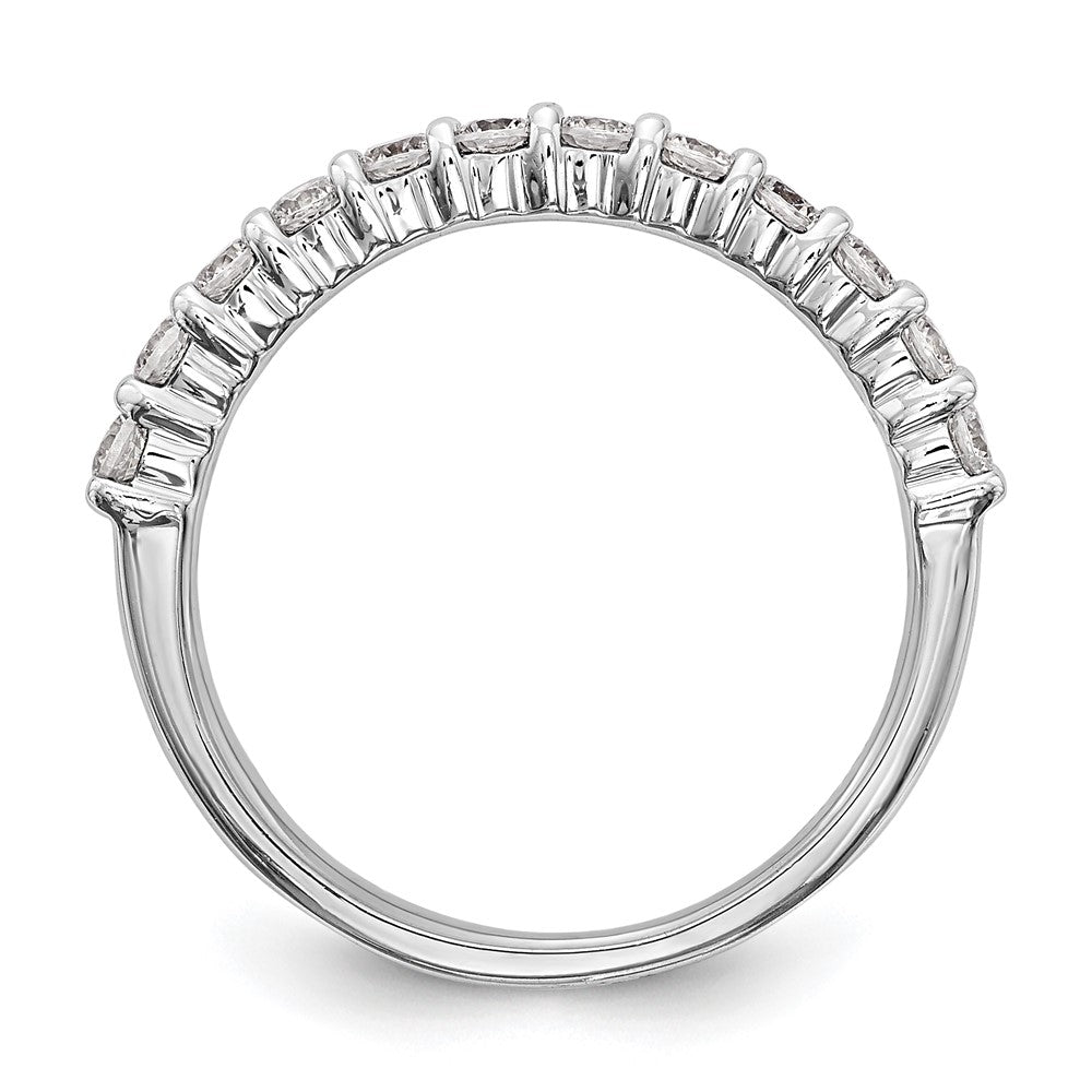 14k White Gold 5/8 carat Diamond Complete Wedding Band