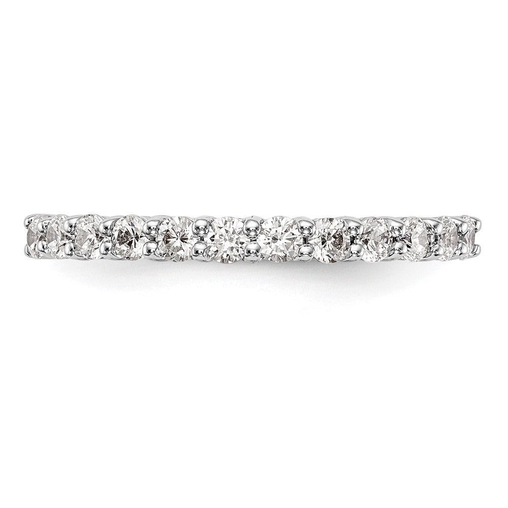 14k White Gold 5/8 carat Diamond Complete Wedding Band