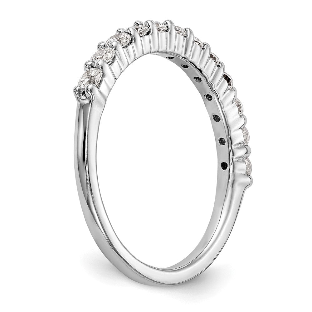 14k White Gold 5/8 carat Diamond Complete Wedding Band