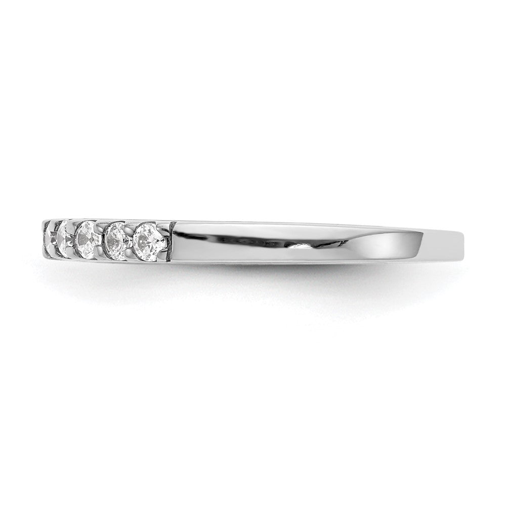 14K White Gold 1/3 carat Diamond Complete Wedding Band