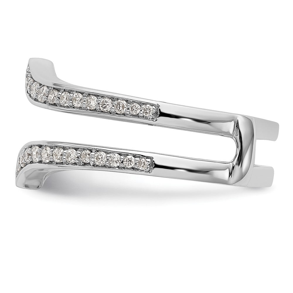 14K White Gold 1/3 carat Diamond Complete Ring Guard