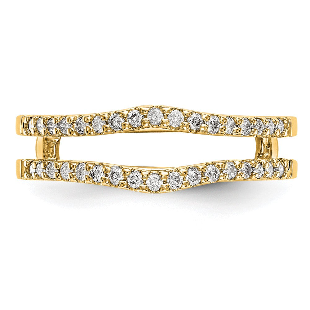 14K Yellow Gold Diamond Guard