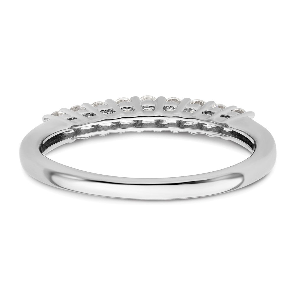 14K White Gold 9-Stone Shared Prong (Holds 9-2.0mm Round) Diamond Band Mounting