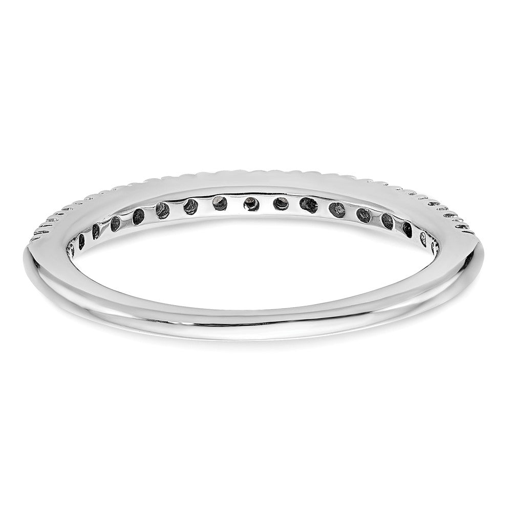 True Origin 14K White Gold 1/4 carat Lab Grown Diamond VS+ F+ Complete Wedding Band