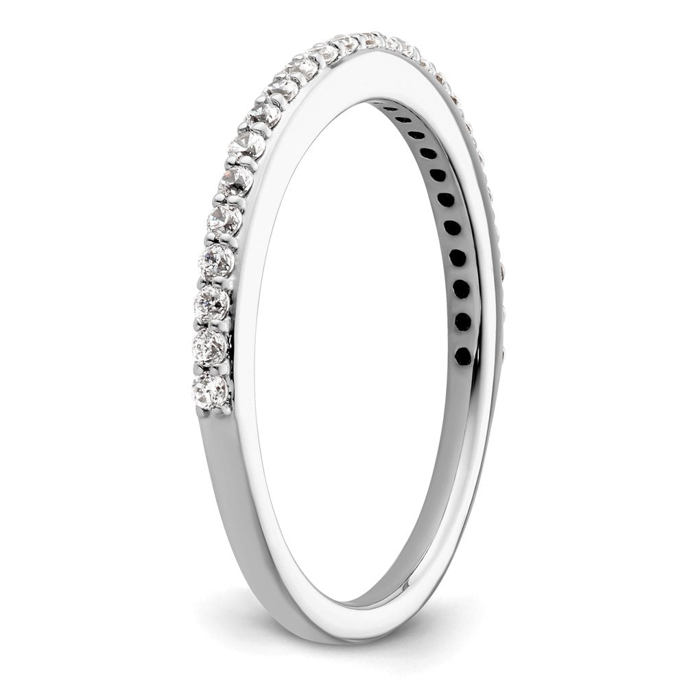 14K White Gold Lab Grown Diamond VS/SI+ G+ Band