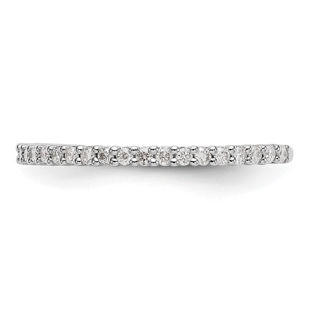 14K White Gold 1/3 carat Complete Diamond Wedding Band