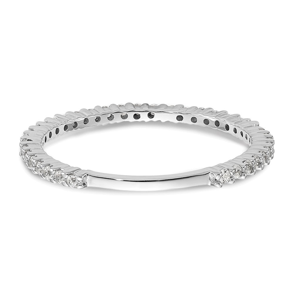 14K White Gold 1/3 carat Complete Diamond Wedding Band