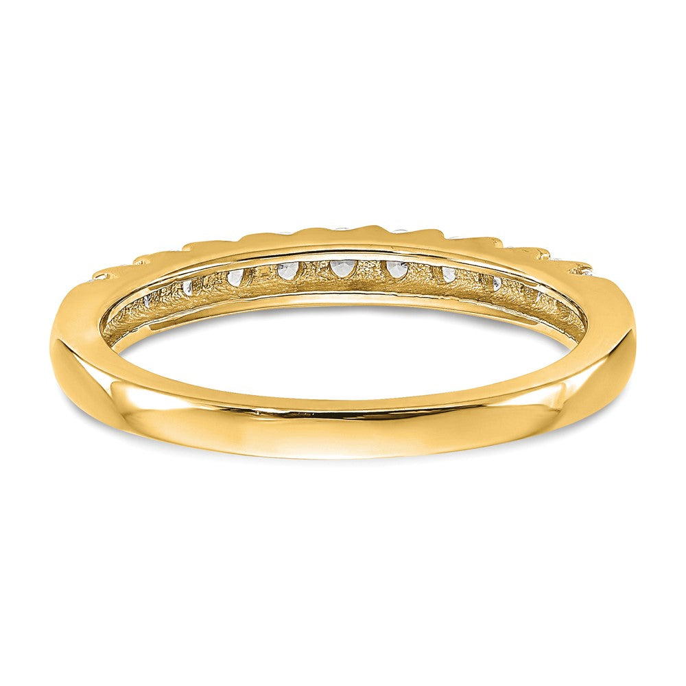 14k 1/3 carat Lab Grown Diamond VS/SI+ G+ Complete Band
