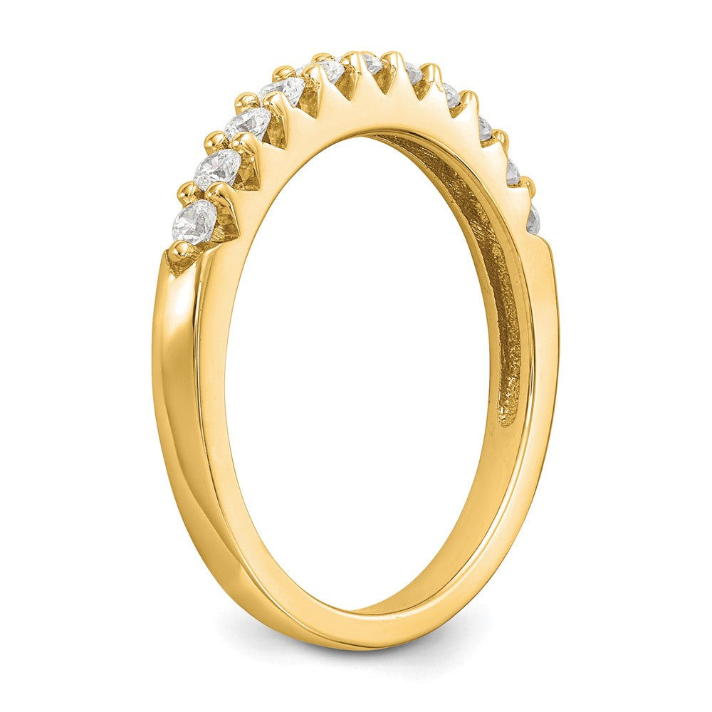 14k 1/3 carat Lab Grown Diamond VS/SI+ G+ Complete Band