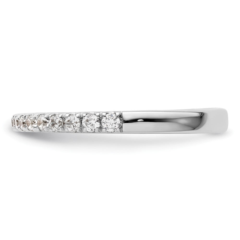 14K White Gold 1/3 carat Diamond Complete Wedding Band