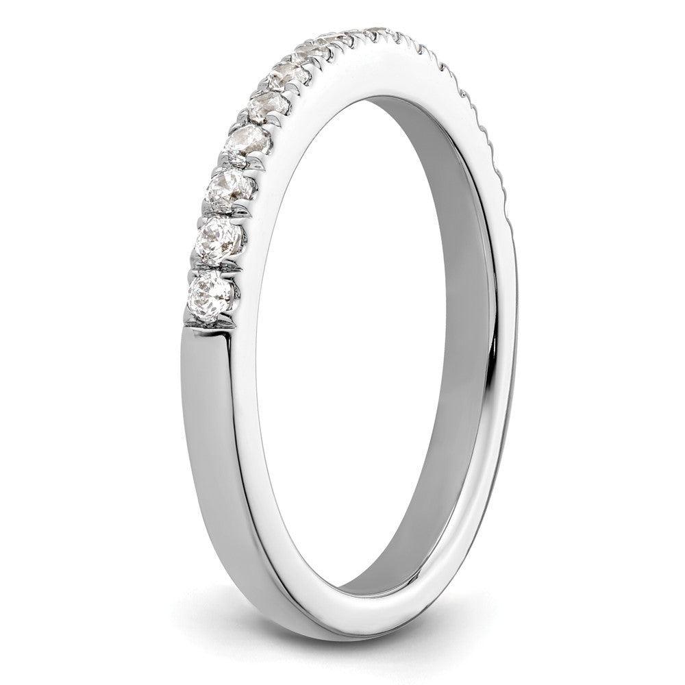 14K White Gold 1/3 carat Diamond Complete Wedding Band