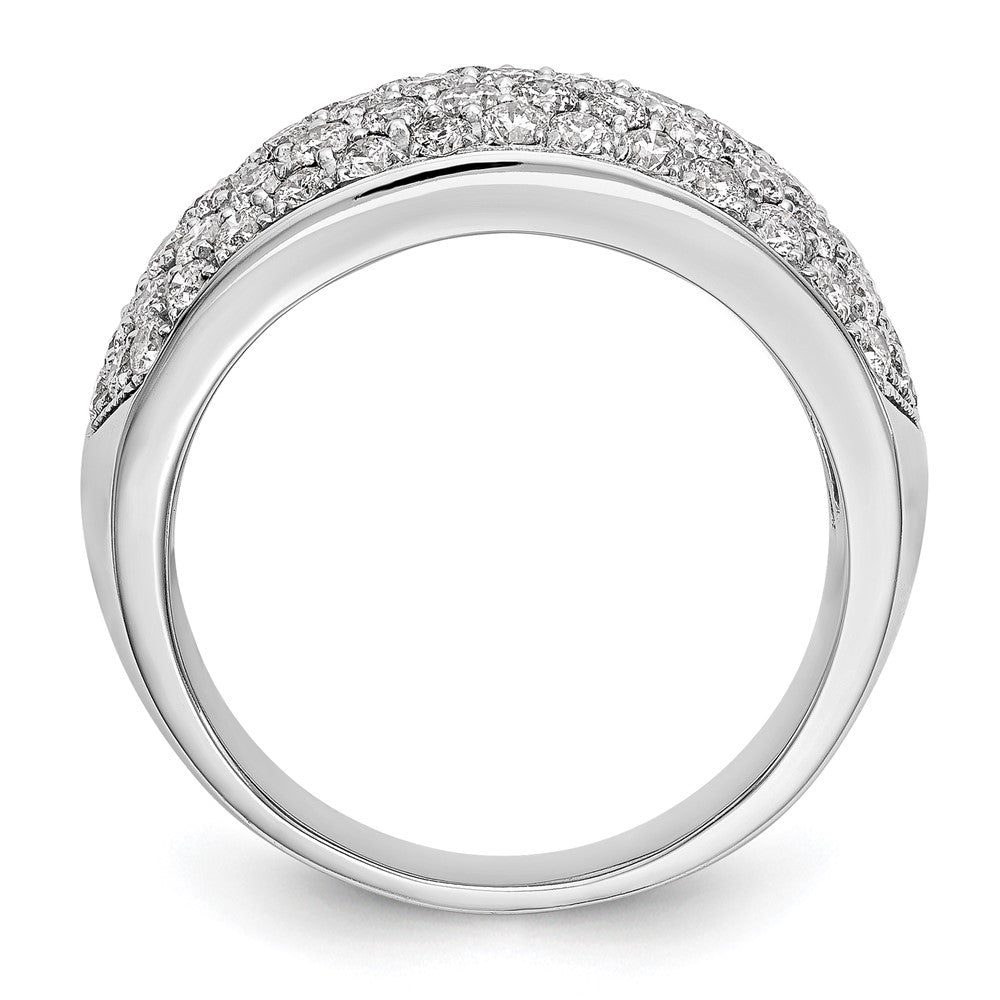 True Origin 14K White Gold 1 5/8 carat Lab Grown Diamond VS+ F+ Complete Band