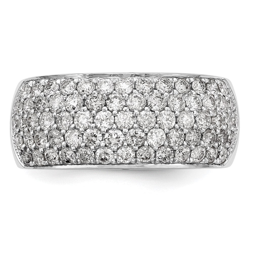 True Origin 14K White Gold 1 5/8 carat Lab Grown Diamond VS+ F+ Complete Band