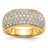 True Origin 14K Yellow Gold 1 5/8 carat Lab Grown Diamond VS+ F+ Complete Band