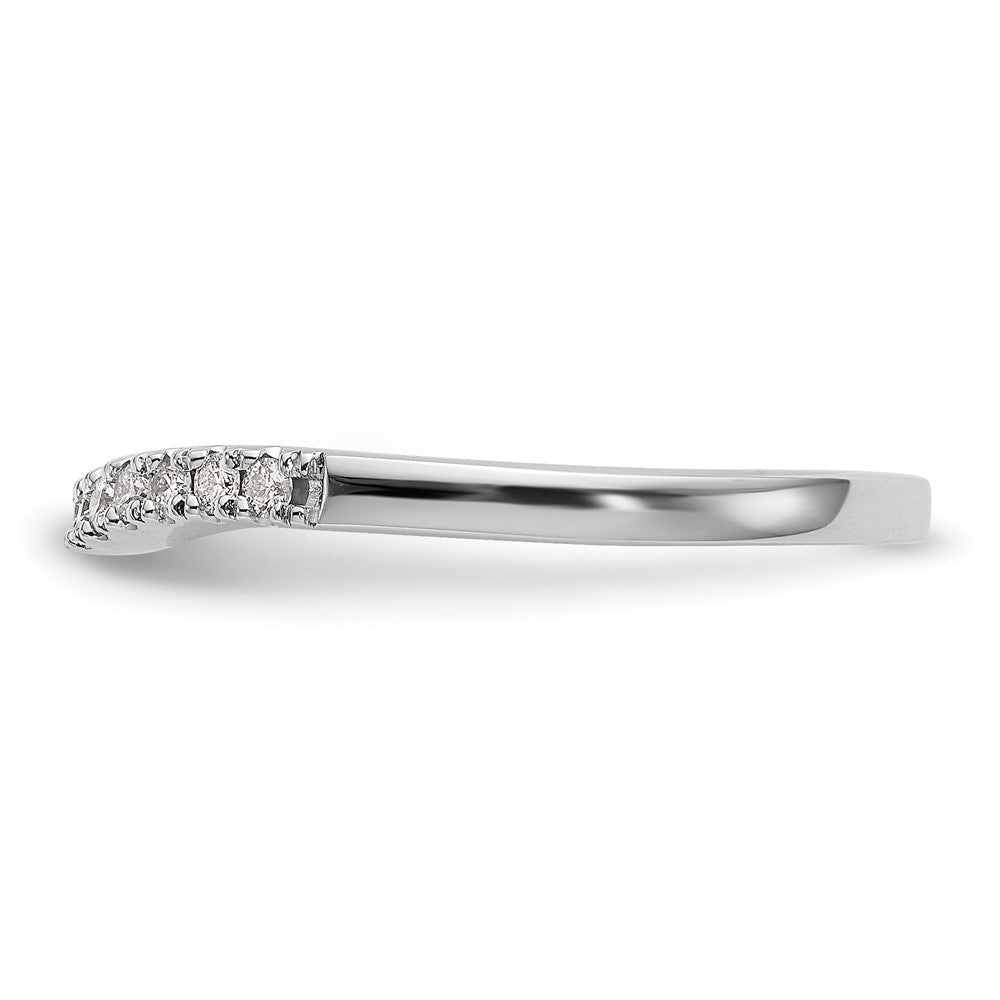 True Origin 14K White Gold 3/8 carat Lab Grown Diamond VS+ F+ Set of Two Complete Wedding Bands