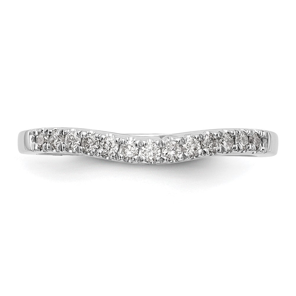 True Origin 14K White Gold 3/8 carat Lab Grown Diamond VS+ F+ Set of Two Complete Wedding Bands