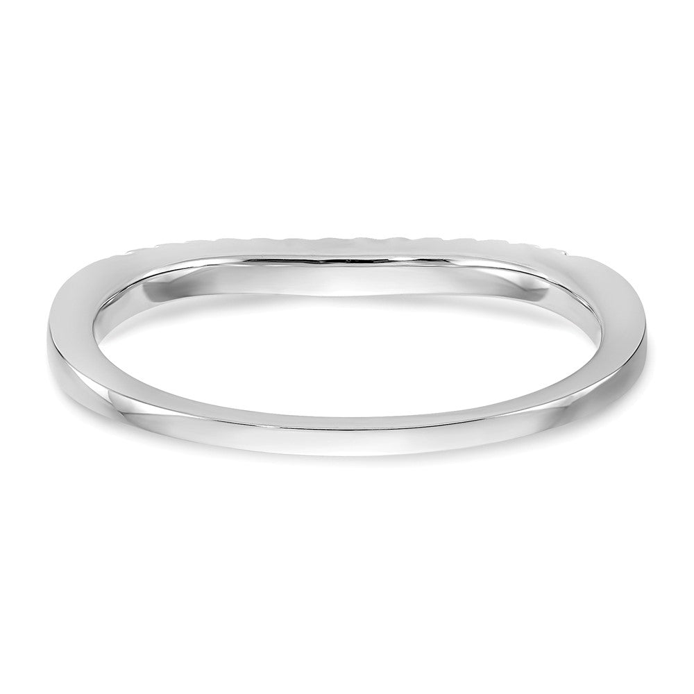 True Origin 14K White Gold 3/8 carat Lab Grown Diamond VS+ F+ Set of Two Complete Wedding Bands