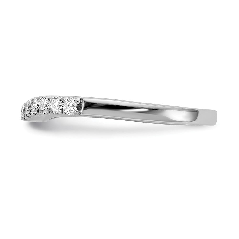 True Origin 14K White Gold 5/8 carat Lab Grown Diamond VS+ F+ Set of Two Complete Wedding Bands