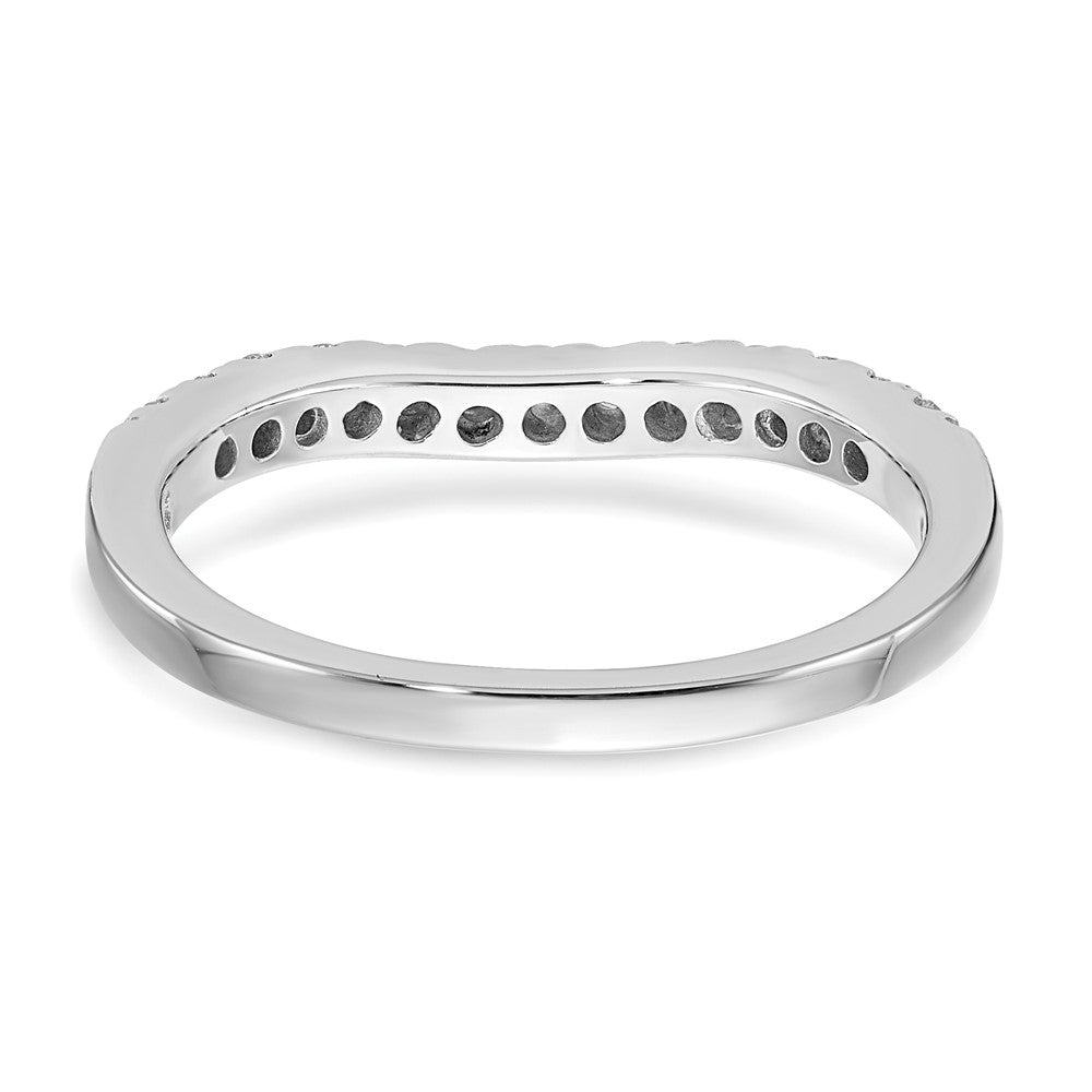 True Origin 14K White Gold 5/8 carat Lab Grown Diamond VS+ F+ Set of Two Complete Wedding Bands