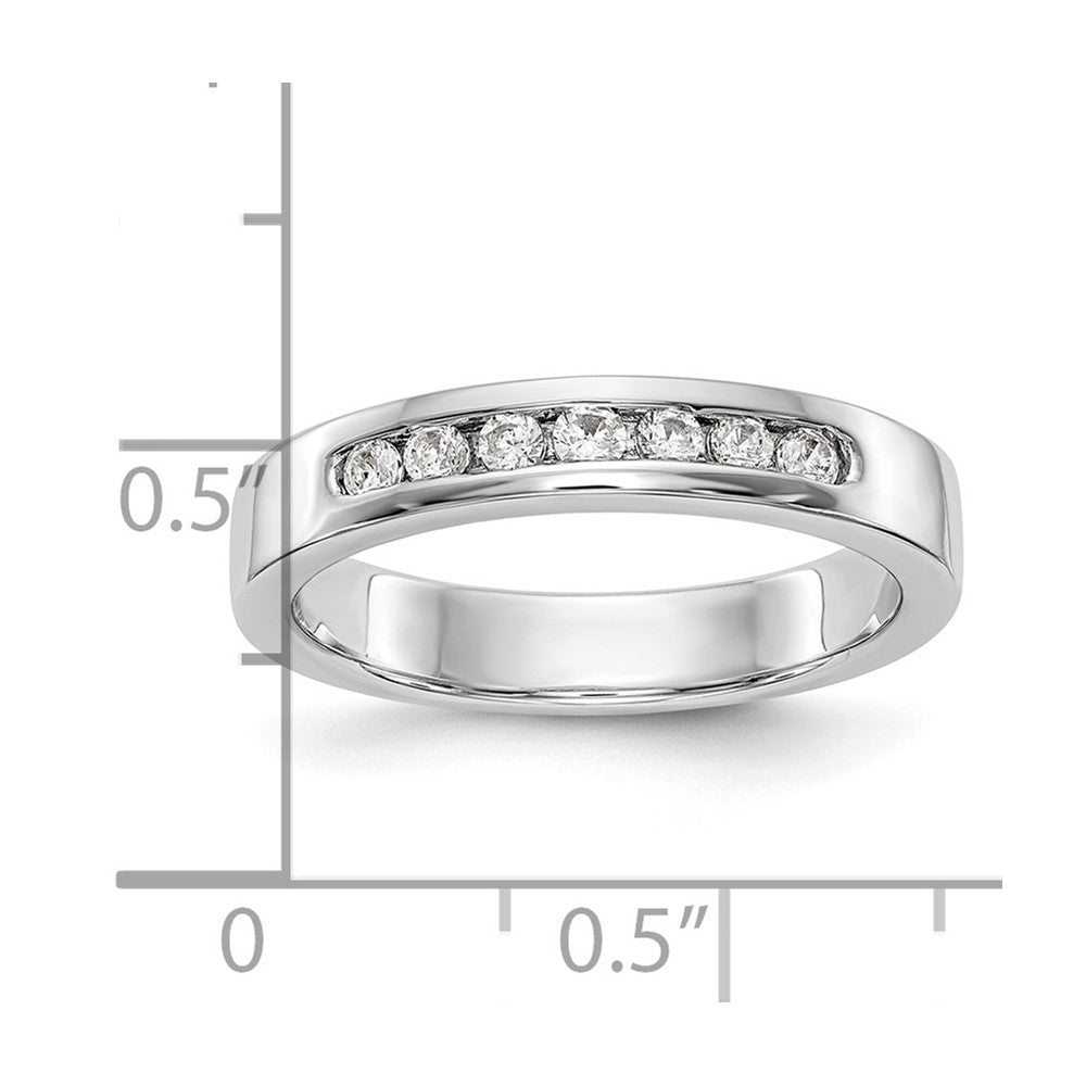 Platinum 7-Stone (Holds 7-1.9mm Round) Channel Band Mounting