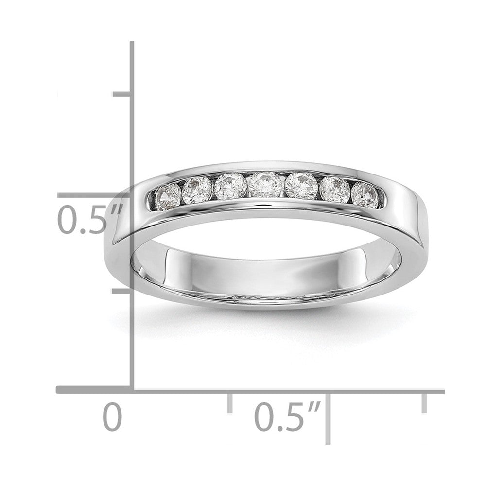 Platinum 7-Stone (Holds 7-2.1mm Round) Channel Band Mounting